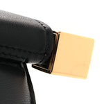 Smooth Calfskin La Pochette Rond Carre Black