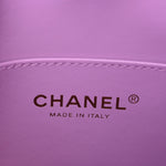 Lambskin Quilted Small Pick Me Up Hobo Purple