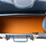 Iridescent Goyardine Structure Nano Saigon Pearly Blue