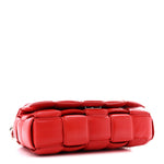 Lambskin Maxi Intreccio Padded Chain Cassette Crossbody Bag Nail Polish