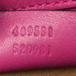 Calfskin Small Top Handle Bag Hibiscus Red New Rosette
