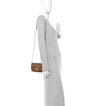 Azalea Calfskin Matelasse Diagonal Super Mini GG Marmont Shoulder Bag Cuir