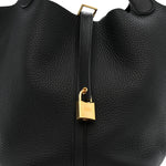 Taurillon Clemence Picotin Lock 22 MM Black