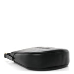 Supple Calfskin Cuir Triomphe Small Heloise Shoulder Bag Black
