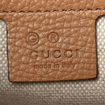 Pebbled Calfskin Medium Soho Chain Shoulder Bag Camelia