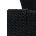 Linen Calfskin Rive Gauche North South Tote Black