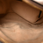 GG Supreme Monogram Small Horsebit 1955 Shoulder Bag Beige Brown Sugar
