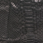 Snakeskin Rock and Chain Hobo Black