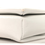 Naplak Patent Calfskin Monochrome Small Loubi54 Shoulder Bag White