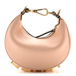 Vitello Grace Matte Nano Fendigraphy Hobo Charm Light Rose