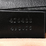 Calfskin Matelasse Aria Super Mini GG Marmont Shoulder Bag Black