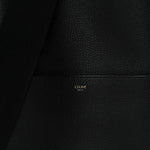 Soft Grained Calfskin Sangle Bucket Bag Black