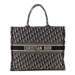 Oblique Large Book Tote Blue Multicolor