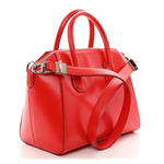 Shiny Lord Calfskin Small Antigona Medium Red