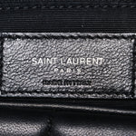 Lambskin Quilted Small Loulou Puffer Monogram Chain Satchel Black