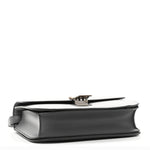 Box Calfskin Medium Classic Box Flap Bag Zinc