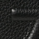 Pebbled Calfskin Small Soho Disco Bag Black