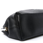 Pebbled Calfskin Medium Soho Chain Shoulder Bag Black