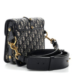 Oblique Square DiorAddict Flap Navy Blue