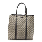 GG Plus Monogram Joy Vertical Tote Dark Brown