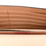 Dollar Calfskin Interlocking G Chain Wallet Camelia
