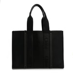 Calfskin Large Woody Tote Black