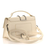 Smooth Calfskin Metal Flap Le Grand Bambino Light Ivory