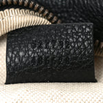 Grained Calfskin Small Logo Belt Bag Black