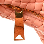 Lambskin Padded Intrecciato Mini Jodie Peachy
