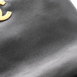Goatskin Quilted Medium Chanel 19 Flap Black