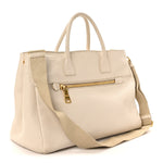 Vitello Daino Top Handle Tote Talco