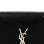 Grain De Poudre Medium Classic Monogram Kate Satchel Black White