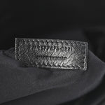 Lambskin Quilted Monogram Monochrome Small Loulou Puffer Chain Satchel Black