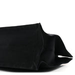 Linen Calfskin Rive Gauche Tote Black