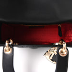 Lambskin Cannage Small My ABCDior Lady Dior Black