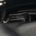 Satin Lambskin Embroidered Beaded Mini Lady Dior Black Multicolor