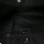 Tessuto Nylon Shopping Tote Black