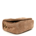 Suede Matelasse Monogram Mini Jamie 4.3 Whisper Pink