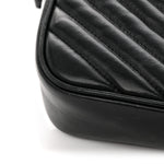 Calfskin Matelasse Monogram Lou Camera Bag Black
