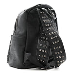 Nylon Monogram Studded Stark Medium Backpack Black