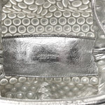 Metallic Fabric Bubble Wrap The Mini Pouch Silver