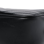 Calfskin Matelasse Small GG Marmont Chain Shoulder Bag Black