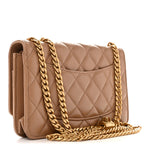 Calfskin Quilted Perfect Fit Wallet On Chain WOC Beige