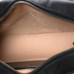 Calfskin Matelasse Small GG Marmont Chain Shoulder Bag Black