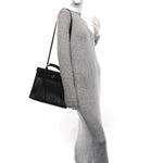Toile H Berline Vache Hunter Herbag Zip PM 31 Black Ecru