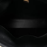 Caviar Quilted Small Shopping Tote Black