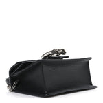 Dollar Calfskin Crystal Mini Dionysus Top Handle Bag Black Crystal