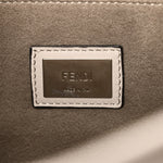 Vitello Seta Plexiglass Granite Large Peekaboo Iconic Satchel Polvere