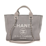 Mixed Fibers Small Deauville Tote Light Grey