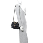 Lambskin Quilted Medium Chanel 19 Flap Black